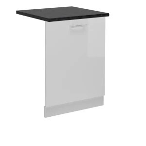 Frontplade R-Line Hvid højglans 60 cm , BP Antracit Vicco
