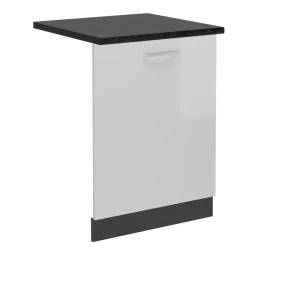 Painel frontal R-Line Branco alto brilho 60 cm , AP Antracite Vicco
