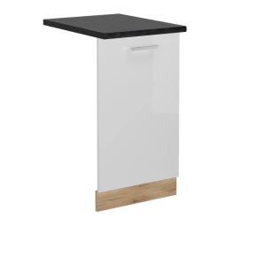 Frontblende R-Line Weiß Hochglanz 45 cm , AP Anthrazit Vicco