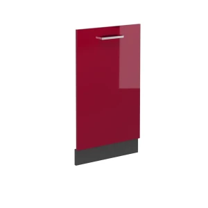 Frontblende R-Line Rot Hochglanz 45 cm ohne Arbeitsplatte Vicco