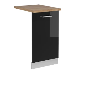 Astianpesukoneen etupaneeli R-Line Musta korkeakiilto 45 cm , AP Oak Vicco