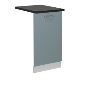 Geschirrspülblende R-Line Blau-Grau 45 cm , AP Anthrazit Vicco