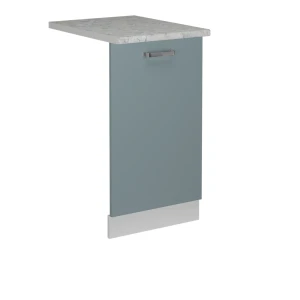 Geschirrspülblende R-Line Blau-Grau 45 cm , AP Marmor Vicco