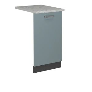 Opvaskemaskinens frontpanel R-Line Blågrå 45 cm med bordplade Vicco