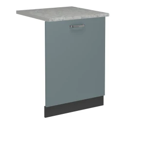 Opvaskemaskinens frontpanel R-Line Blågrå 60 cm med bordplade Vicco