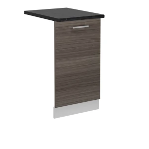 Pannello frontale della lavastoviglie R-Line Grigio nobile 45 cm, Piano di lavoro Antracite Vicco