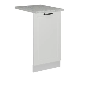 Façade de lave-vaisselle R-Line Blanc campagne 45cm , PT Marbre Vicco
