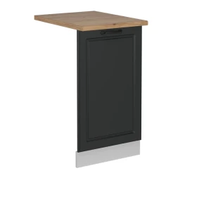 Façade de lave-vaisselle R-Line Anthracite campagne 45cm , PT Chêne Vicco
