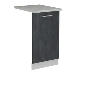 Astianpesukoneen etupaneeli R-Line Musta betoni 45 cm , AP Marble Vicco