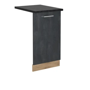 Geschirrspülblende R-Line Concreto preto 45 cm , AP Antracite Vicco