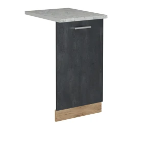 Astianpesukoneen etupaneeli R-Line Musta betoni 45 cm , AP Marble Vicco