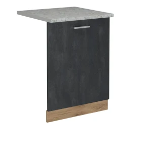 Astianpesukoneen etupaneeli R-Line Musta betoni 60 cm , AP Marble Vicco