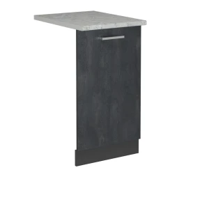 Geschirrspülblende R-Line Concreto preto 45 cm , Mármore AP Vicco