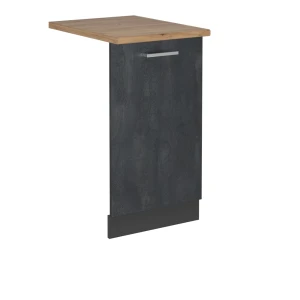 Astianpesukoneen etupaneeli R-Line Musta betoni 45 cm , AP Oak Vicco
