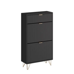 Skoskab Helge Sort 60 x 107.5 cm 2 rum Vicco