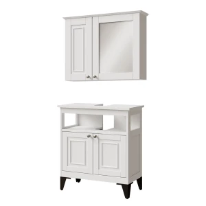 Badkamermeubelset Vanity Wit 2 delen Vicco