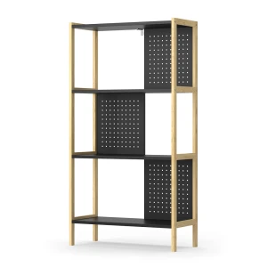 Stående hylde Elvia Sort 63 x 120 cm Vicco