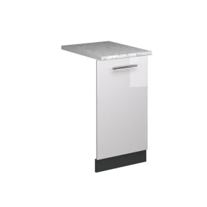Astianpesukoneen etupaneeli Fame-Line Valkoinen korkeakiilto 45 cm , AP Marble Vicco