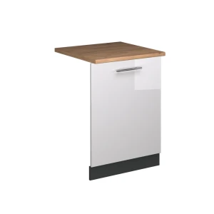 Astianpesukoneen etupaneeli Fame-Line Valkoinen korkeakiilto 60 cm , AP Oak Vicco