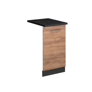 Opvaskemaskinens frontpanel Fame-Line Gold power oak 45 cm , BP Antracit Vicco