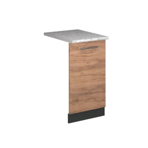 Opvaskemaskinens frontpanel Fame-Line Gold power oak 45 cm med bordplade Vicco