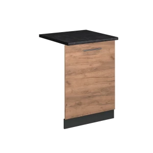 Opvaskemaskinens frontpanel Fame-Line Gold power oak 60 cm , BP Antracit Vicco