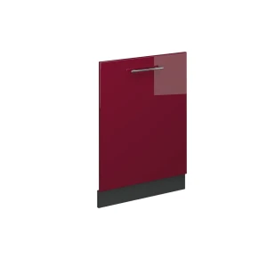 Opvaskemaskinens frontpanel Fame-Line Bordeaux rød højglans 60 cm uden bordplade Vicco