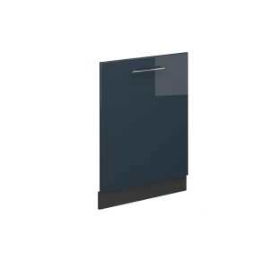 Façade de lave-vaisselle Fame-Line Bleu foncé brillant 60cm sans PT Vicco
