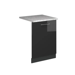 Geschirrspülblende Fame-Line Antracite alto brilho 60 cm , Mármore AP Vicco