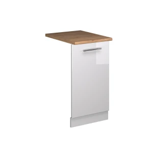 Astianpesukoneen etupaneeli Fame-Line Valkoinen korkeakiilto 45 cm , AP Oak Vicco