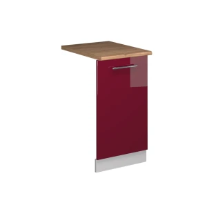 Opvaskemaskinens frontpanel Fame-Line Bordeaux rød højglans 45 cm , BP Eg Vicco