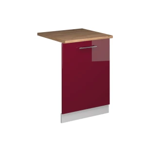 Astianpesukoneen etupaneeli Fame-Line Bordeaux korkeakiilto 60 cm , AP Oak Vicco