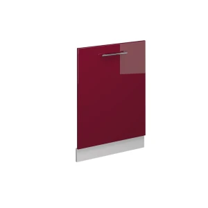 Opvaskemaskinens frontpanel Fame-Line Bordeaux rød højglans 60 cm uden bordplade Vicco