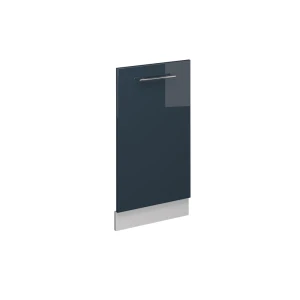 Façade de lave-vaisselle Fame-Line Bleu foncé brillant 45cm sans PT Vicco