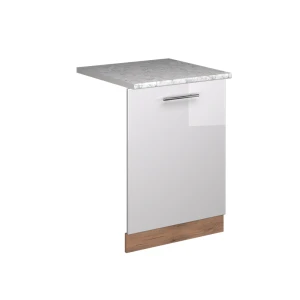 Astianpesukoneen etupaneeli Fame-Line Valkoinen korkeakiilto 60 cm , AP Marble Vicco