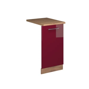 Opvaskemaskinens frontpanel Fame-Line Bordeaux rød højglans 45 cm , BP Eg Vicco