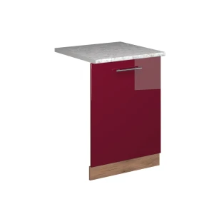 Geschirrspülblende Fame-Line Bordeaux alto brilho 60 cm , Mármore AP Vicco