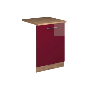 Astianpesukoneen etupaneeli Fame-Line Bordeaux korkeakiilto 60 cm , AP Oak Vicco