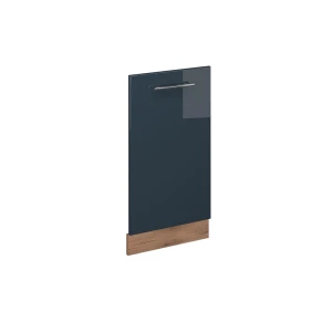 Façade de lave-vaisselle Fame-Line Bleu foncé brillant 45cm sans PT Vicco