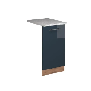 Astianpesukoneen etupaneeli Fame-Line Tummansininen korkeakiilto 45 cm , AP Marble Vicco