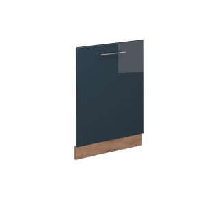 Panel frontal del lavavajillas Fame-Line Azul oscuro alto brillo 60 cm sin encimera Vicco