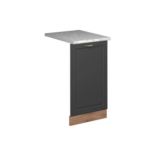 Façade de lave-vaisselle Fame-Line Anthracite-or 45cm , PT Marbre Vicco