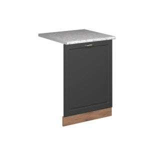 Astianpesukoneen etupaneeli Fame-Line Antrasiitti kultaa 60 cm , AP Marble Vicco