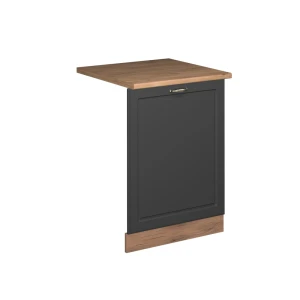 Astianpesukoneen etupaneeli Fame-Line Antrasiitti kultaa 60 cm , AP Oak Vicco