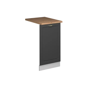 Astianpesukoneen etupaneeli Fame-Line Antrasiitti kultaa 45 cm , AP Oak Vicco