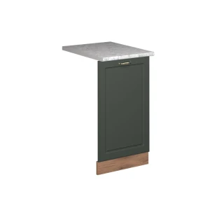 Predný panel umývačky riadu Fame-Line Zelený a zlatý vidiecky dom 45 cm s pracovnou doskou Vicco