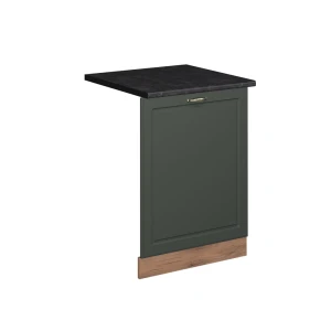 Predný panel umývačky riadu Fame-Line Zelený a zlatý vidiecky dom 60 cm , AP Antracit Vicco