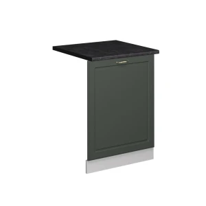 Predný panel umývačky riadu Fame-Line Zelený a zlatý vidiecky dom 60 cm , AP Antracit Vicco