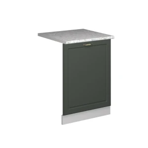 Predný panel umývačky riadu Fame-Line Zelený a zlatý vidiecky dom 60 cm s pracovnou doskou Vicco