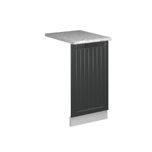 Panel frontal del lavavajillas Fame-Line Antracita casa de campo 45 cm , ET Mármol Vicco